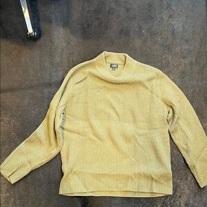 100% Cashmere Men's Tan Sweater